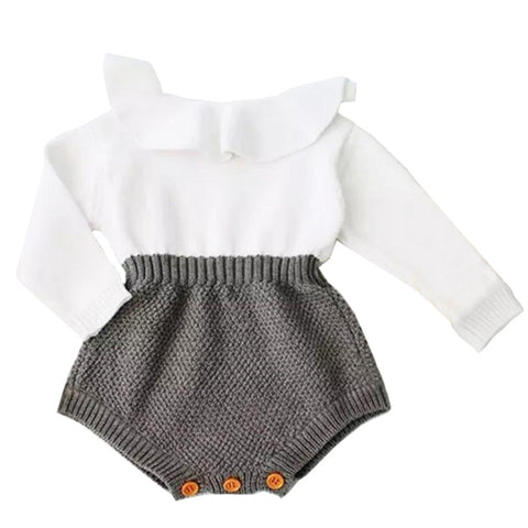 Newborn Baby Girl Clothing Jumpsuit Wool Knit